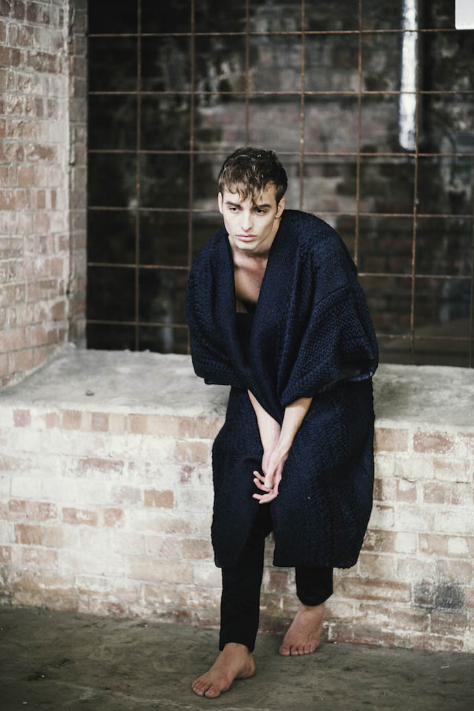 Coat: Matorosari, Trousers: Calvin Klein