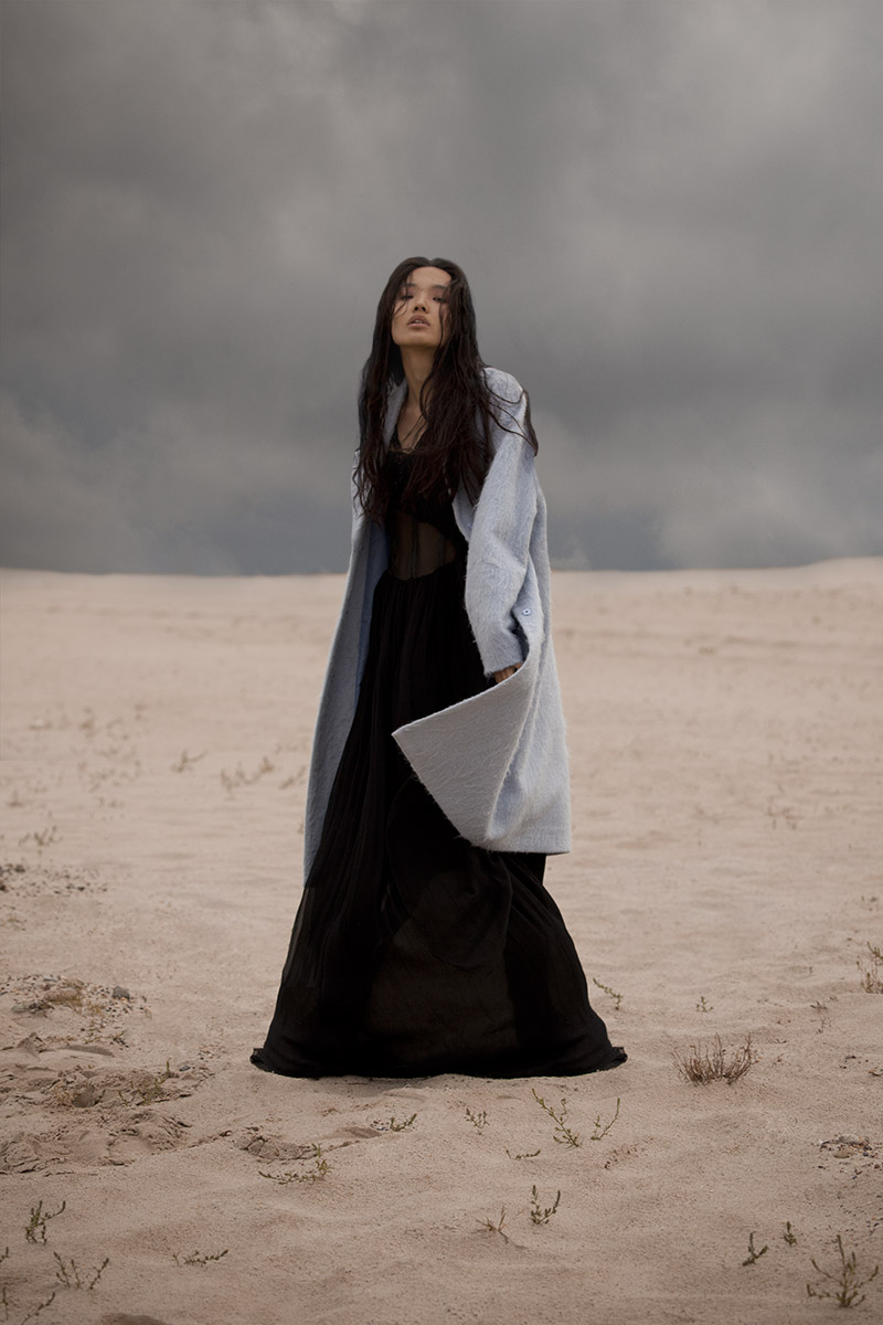 Dress: Gaetano Alan Accursio, Coat: COS