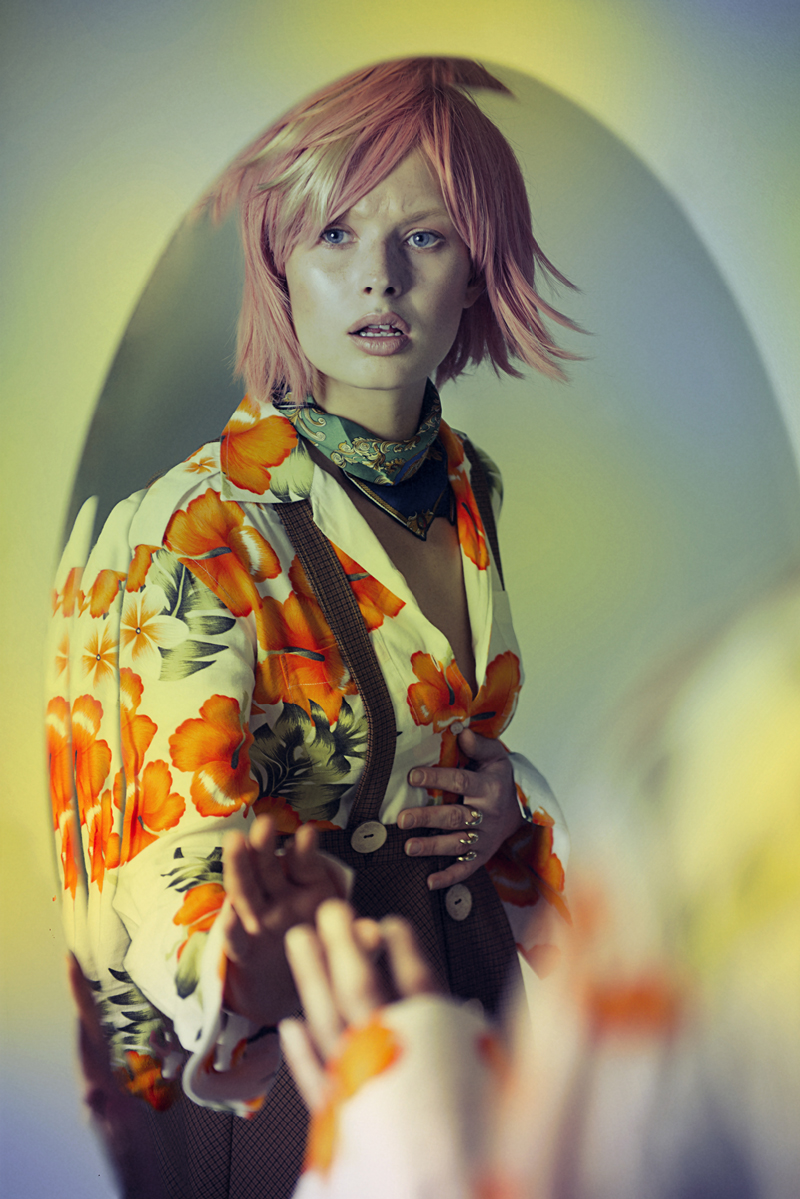 Shirt: The Chronicles of Winston Gatsby Neck Scarf: The Chronicles of Winston Gatsby Skirt: Irma Pinafore