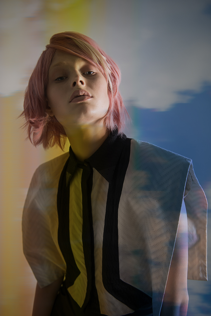 Top: TheP. Cape Crop Skirt: TheP. Faille