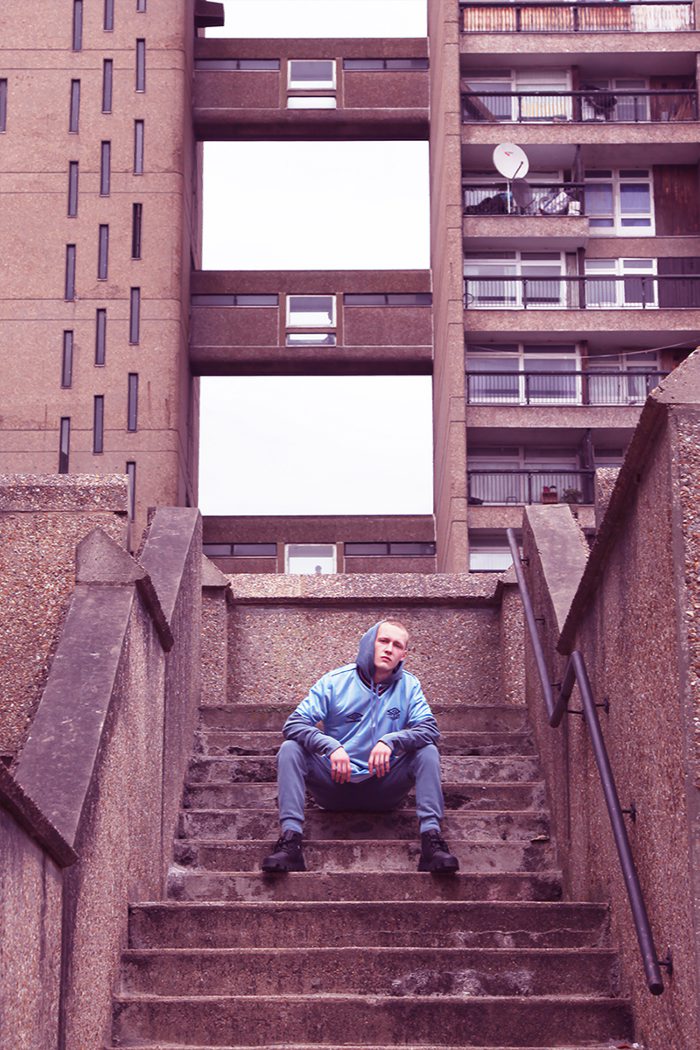 Hoodie & Trousers: Rabbit Hole Top: Umbro Boots: Underground London 