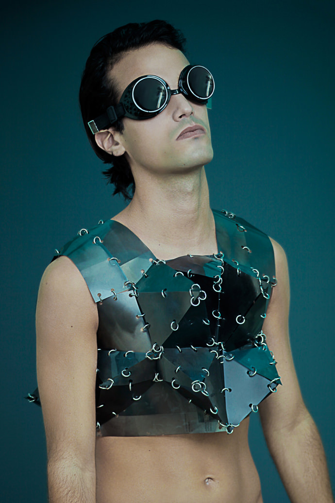 Sunglasses, X-Ray Origami Top by Romain Thevenin