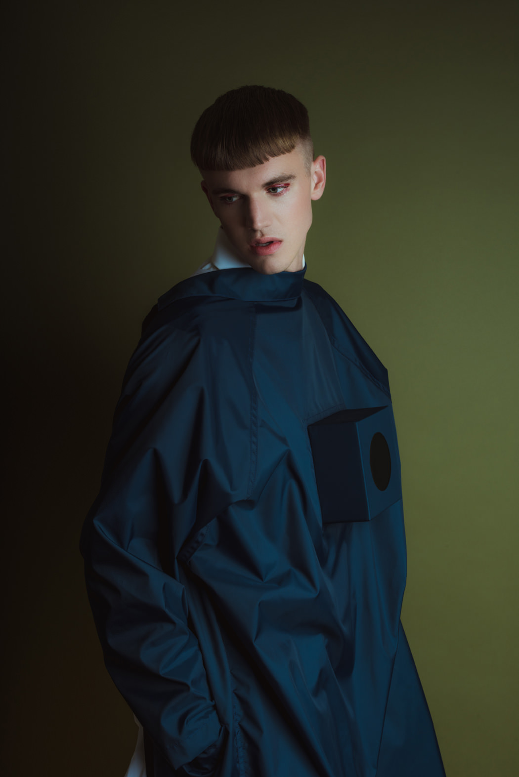 Trench Coat by Collect Call Oxford Shirts by Acne Studios Tank Top by Machus Pants by Raf Simons  Shoes by Adidas