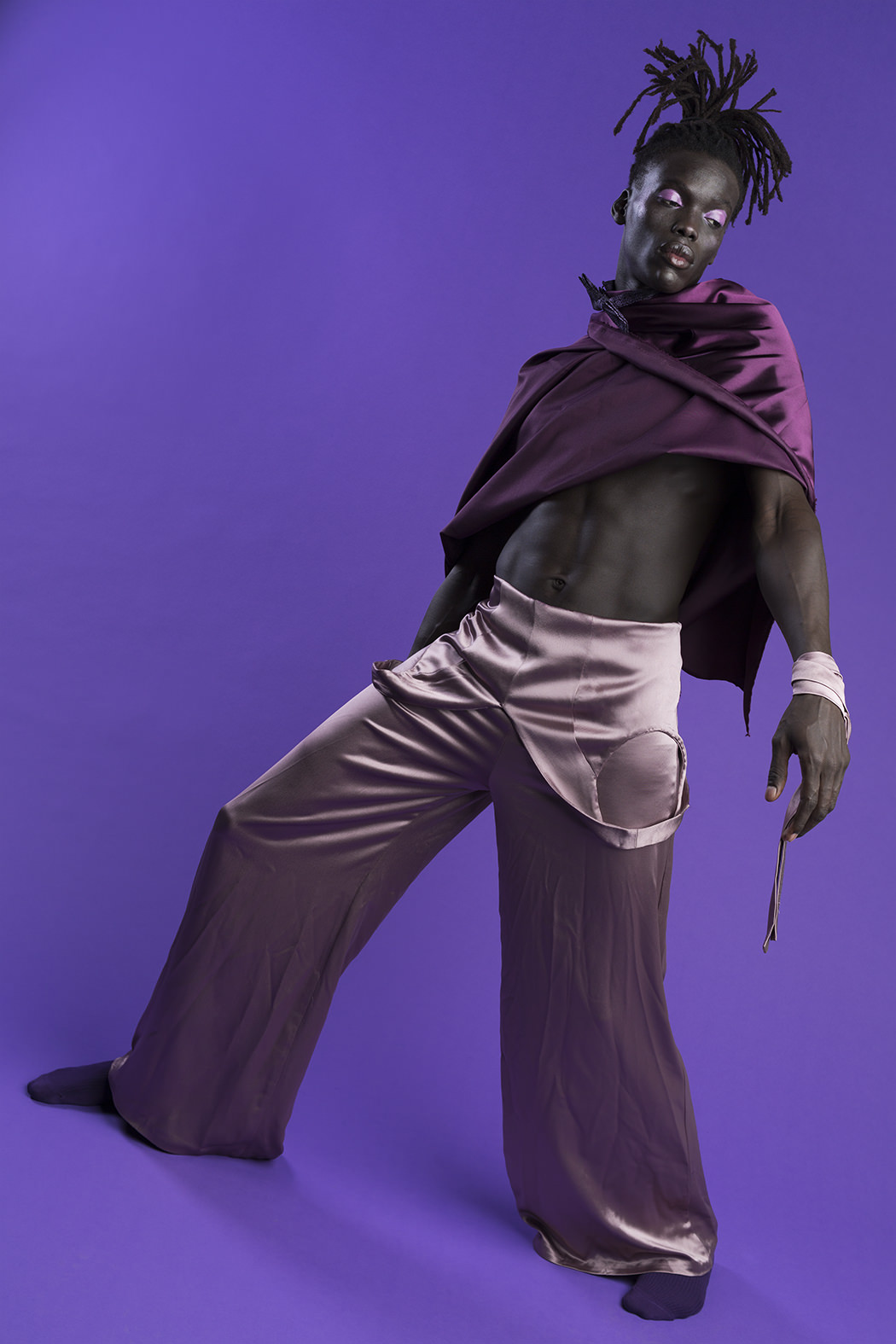 Top & Bowtie: Stylist’s own Pants & Bracelet: Kristina Wong